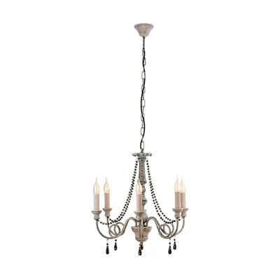 Produktbild von Eglo 49752 Colchester Pendelleuchte 6x E14 taupe antik