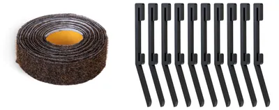 Zdjęcie produktu dla Ogrodzenie przeciw ślimakom firmy Alberts, czarne, 3000 mm x 40 mm, zapobiega atakom ślimaków, ochrona roślin w doniczkach i grządkach podwyższonych, ochrona przed ślimakami, bariera przeciwko ślimakom na krawędziach trawnika