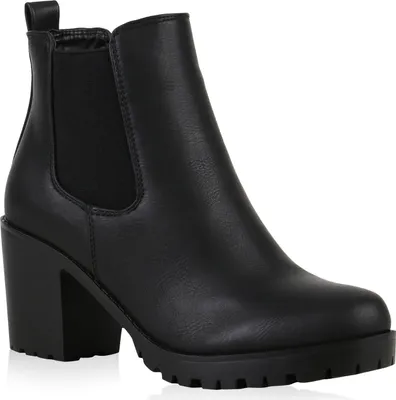 Obrázek produktu pro Mytrendshoe Dámské kotníkové boty s podšívkou 812111, Barva: černá, Velikost: 38