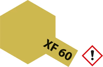 Produktbild von XF-60 Dunkelgelb matt - 23ml Acrylstreichfarbe wasserloeslich Tamiya 300081360