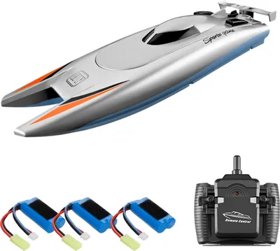 Produktbild von 805 RC-Boote fš¹r Kinder Erwachsene 25 km / h Hochgeschwindigkeits-Rennboot 2-Kanal-Fernbedienungsboote fš¹r Pools Rennboot
