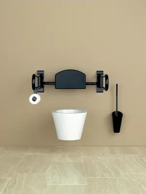 Immagine prodotto di HEWI WC-Bürste 801 Farbe Felsgrau, Toilettenbürste ohne Behälter
