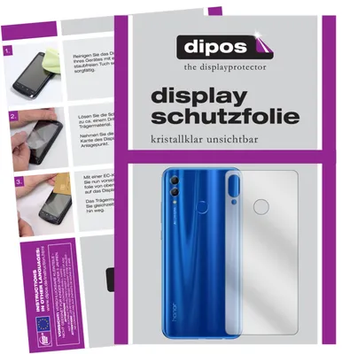 Produktbild von 2x Schutzfolie für Honor 10 Lite Rückseite klar Displayschutzfolie Folie Display