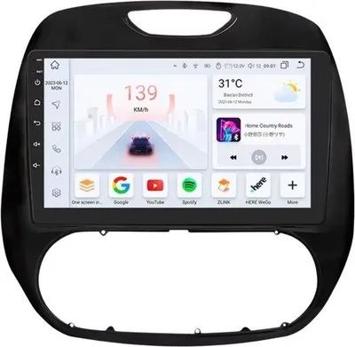Immagine prodotto di Autoradio con Bluetooth e CarPlay per Renault Kaptur/Captur (2016-2019) – Compatibile con Apple e Android – Impianto stereo – Sistema di navigazione – Memoria da 8 GB/128 GB