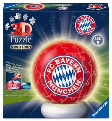 Immagine prodotto di Puzzle 3D con pallone luminoso FC Bayern Monaco