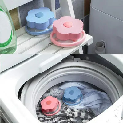 Image de Washing Machine Lint Catcher Household Pet Hair Remover Filter Mesh Bag Washer Trap Net Pouch for Laundry