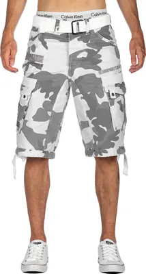 Produktbild von Geographical Norway PERICOLO Kurze Hose Farbe: Camo Weiß Größe: S