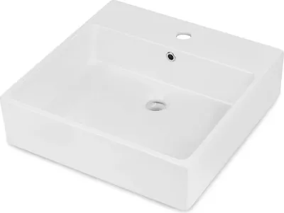 Immagine prodotto di Temisto bianco - Lavabo in Vetroceramica da appoggio - 50x50 cm (CDT_6U5S)
