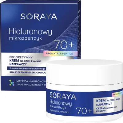 Immagine prodotto di Soraya Hialuronowy Mikrolifting 70+ Krem do Twarzy 50 ml