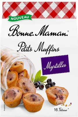 Produktbild von Bonne Maman Petits Muffins Myrtilles 235g