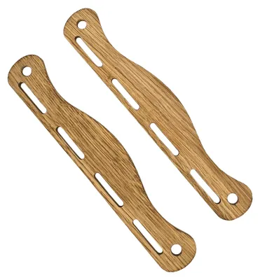 Produktbild von 1 Paar Wikinger Taschenbügel Eiche "Birka" 20 cm