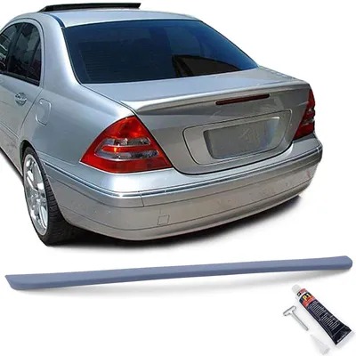 Obrázek produktu pro Spoilery zadního nárazníku s homologací (ABE) pro Mercedes C W203, limuzína, modely 2000-2007