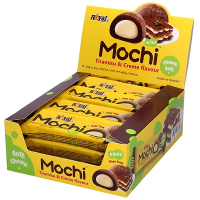 Imagen del producto de Tiramisú sabor Royal Family Mochi, 40g