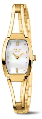 Immagine prodotto di Orologio Boccia da donna 3262-04 Classic in puro titanio placcato oro con vetro minerale