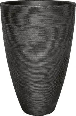Produktbild von Geli Pflanztopf mit Rillen Ø 40 cm anthrazit