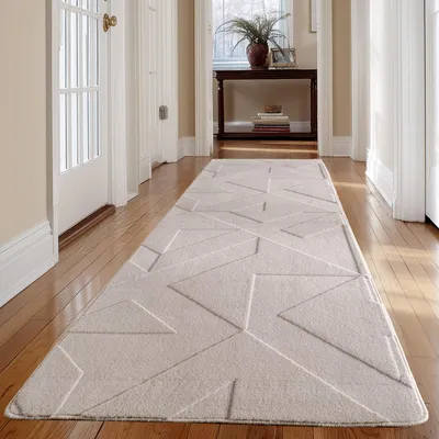 Obrázek produktu pro Carpetsale24 Boho Koberec Skandinávský Krátký Vlas s 3D Efektem Pratelný Moderní Koberec do Obývacího Pokoje, Velikost: 80x250 cm