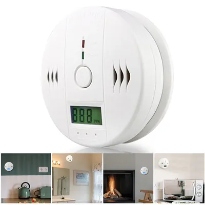 Produktbild von TolleTour Kohlenmonoxid Melder CO Melder 10x Gasmelder mit Prüftaste, Warnmelder mit 85dB Lautem Alarm