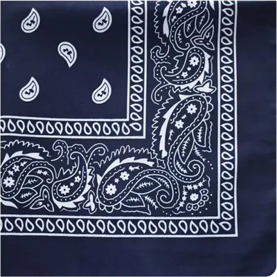 Immagine prodotto di Bandana - Sciarpa da donna - Foulard - Foulard per collo e capelli - Fazzoletto - Blu scuro
