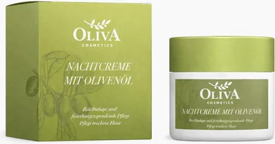 Produktbild von Oliva Nachtcreme mit Olivenöl – 50 ml