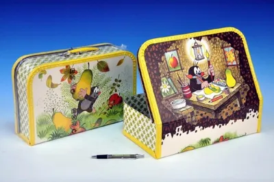 Obrázek produktu pro Šitý Kufřík/Kufr Krtek a hruška 35x23x10,5cm