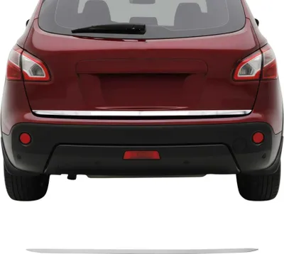 Image de Garniture de Hayon Coffre pour Nissan Qashqai 2014-2021 acier inox Brossé