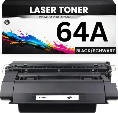 Produktbild von XXL Toner 64A für HP kompatibel Schwarz CC364A Premium wie Original für HP LaserJet P4014, P4015n, P4015x, P4515n, P4515x
