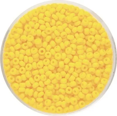 Produktbild von Rocailles satt eigelb 2,6 mm 17 g