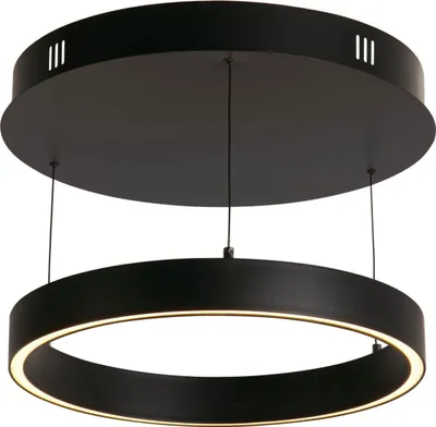 Immagine prodotto di Lampada a sospensione a LED alluminio metallo 2700/3000/4000 K bianco caldo 503/522/551 lm P: 44 cm H: max. 190 cm Nero