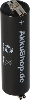 Produktbild von AccuCell NiMH Akku X1600 AA auch passend für Wella Contura HS40, HS61 ca. 50,5x14,5mm, vor der Bestellung die Abmessungen des Akkus prüfen !