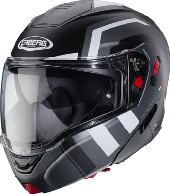 Produktbild von CABERG HORUS X ROAD Klapphelm L in grau/schwarz/weiß