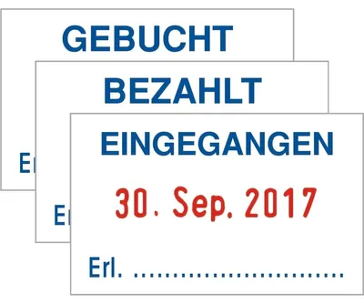 Obrázek produktu pro TRODAT 5430DL - Blau/Rot - Schwarz - Rot - Weiß