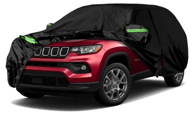 Zdjęcie produktu dla Pokrowiec samochodowy wodoodporny, przeznaczony do Jeep Compass (2007-2024), oddychający, pełny, uniwersalny, do użytku przez cały rok