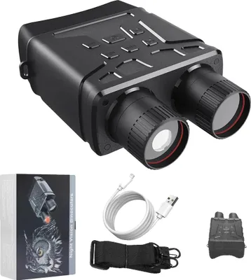 Obrázek produktu pro Brýle pro noční vidění, infračervená LED dioda, záznam videa ve Full HD, černá barva
