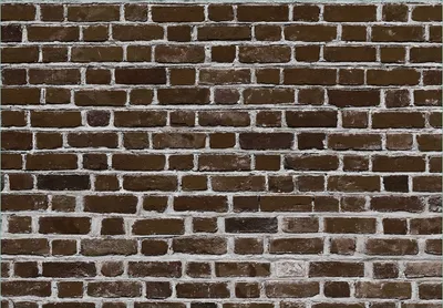 Produktbild von Wallario Fototapete Vliestapete, seidenmatte Oberfläche, einfache Verarbeitung, Größe 200 x 140 cm, Motiv Ziegelsteinwand in braun - Backsteine