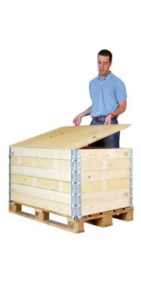 Produktbild von Deckel f.Holzaufsatzrahmen Maße 800x600x8mm 1/2 Euromaß m.IPPC-Stempel