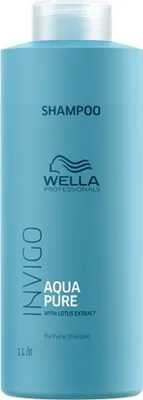 Produktbild von Wella Professionals Invigo Balance Aqua Pure Purifying Shampoo Shampoo für fettiges Haar 1000 ml