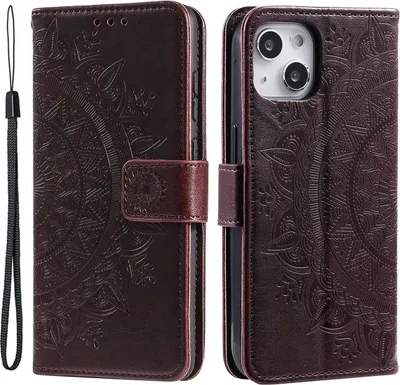 Immagine prodotto di Custodia per Apple iPhone 14 Plus Custodia per telefono cellulare Flip Case Copertura per telefono cellulare Mandala