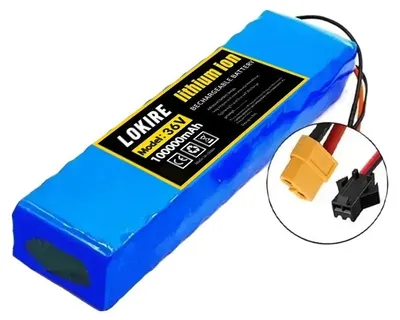 Image de Batterie électrique, capacité de 100 000 mAh, configuration 36 V, connecteur XT60-SM