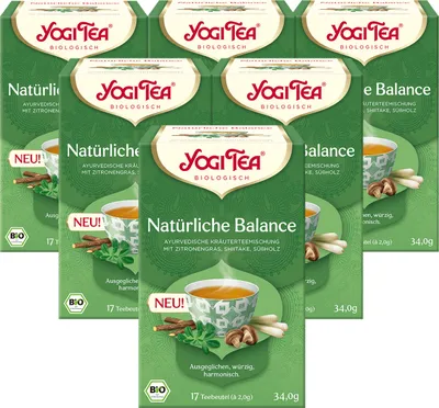 Produktbild von 6 x  YOGI TEA Natürliche Balance | 6 x 34g