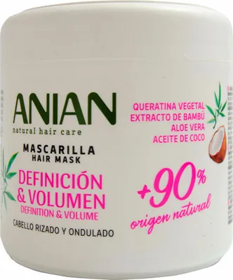 Image de ANIAN Masque à la kératine végétale Définition & Volume 350ML