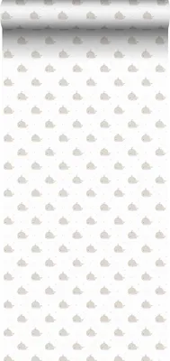 Zdjęcie produktu dla Sanders & Sanders Tapeta  brązowymIbiałym - 640565 - 53 cm x 10 m