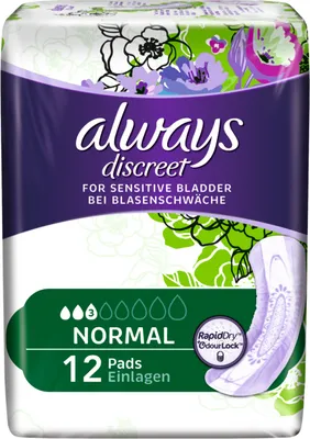 Produktbild von always discreet Inkontinenz-Einlage Normal 12 Stück