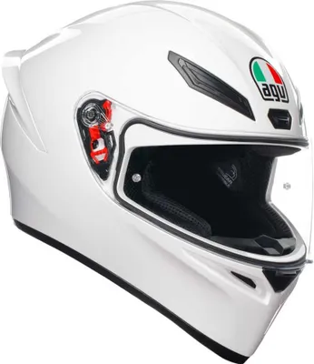 Produktbild von AGV K1 S Helm Integralhelm Motorradhelm Rollerhelm mit Sonnenblende Weiß M 2118394001028007