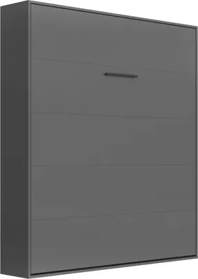 Produktbild von Schrankbett M1(40 cm Tiefe) 140x200 V mit Polsterrahmen  Anthrazit