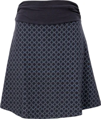 Produktbild von A-Linien Rock aus Baumwolle, Minirock - Dunkelblau, Damen, Baumwolle(Bio),Elasthan, Größe: S