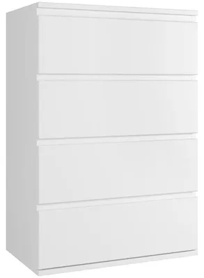 Obrázek produktu pro Komoda se 4 zásuvkami FMD-124, 60 x 40 x 80 cm, bílá