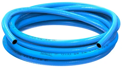 Image de Tuyau d'air comprimé AUPROTEC, diamètre intérieur 9 mm, longueur 3 mètres, tuyau en PVC à 3 couches pour compresseur d'air. Tuyau flexible pour compresseur, vendu au mètre ou en rouleau