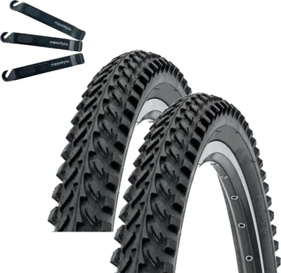 Image de Offre spéciale / 2 x pneus VTT Kenda K-898 20" noir 50-406 (20 x 2,00) avec démonte-pneu maxxi4you