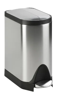 Produktbild von simplehuman 30 Liter schmetterling Treteimer, fingerabdrucksicherer gebürsteter Edelstahl - 8,2x8,2x31,2 cm; CW1824