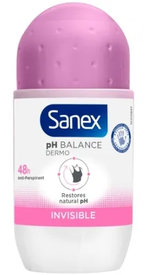 Produktbild von Sanex Desodorante Rollon 50 Invisible